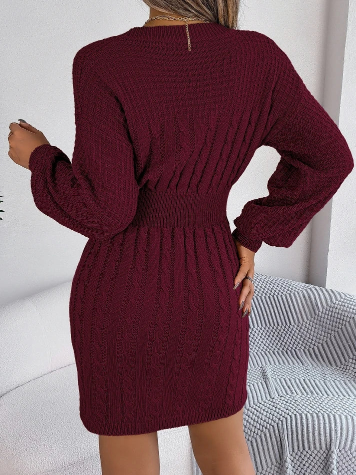 Cozy Sweater Dress For Winter