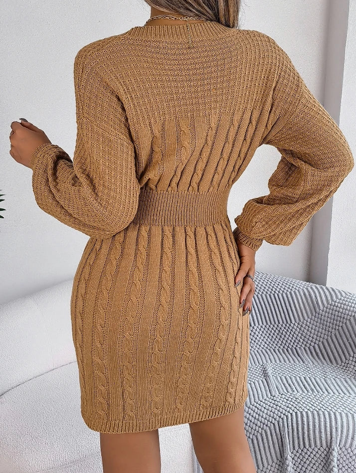 Cozy Sweater Dress For Winter